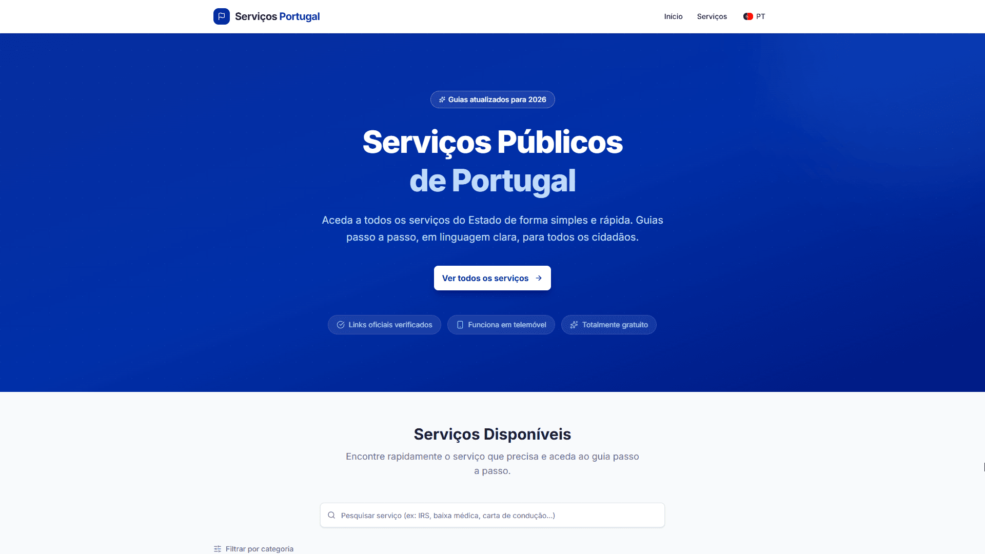 Serviços Portugal